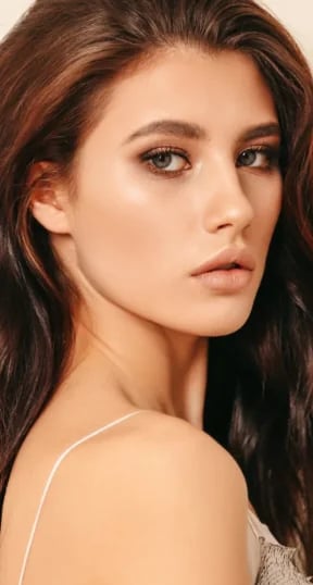Close-up of the lower face showing chin projection and facial balance